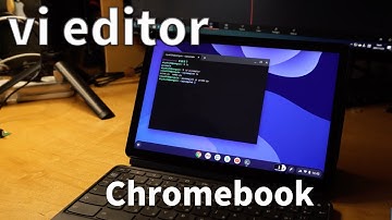 chromebookでviエディタを使う  I like vi editor! #Chromebook #vi #Linux