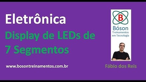 Eletrônica Digital - O que é um Display de LED de 7 Segmentos