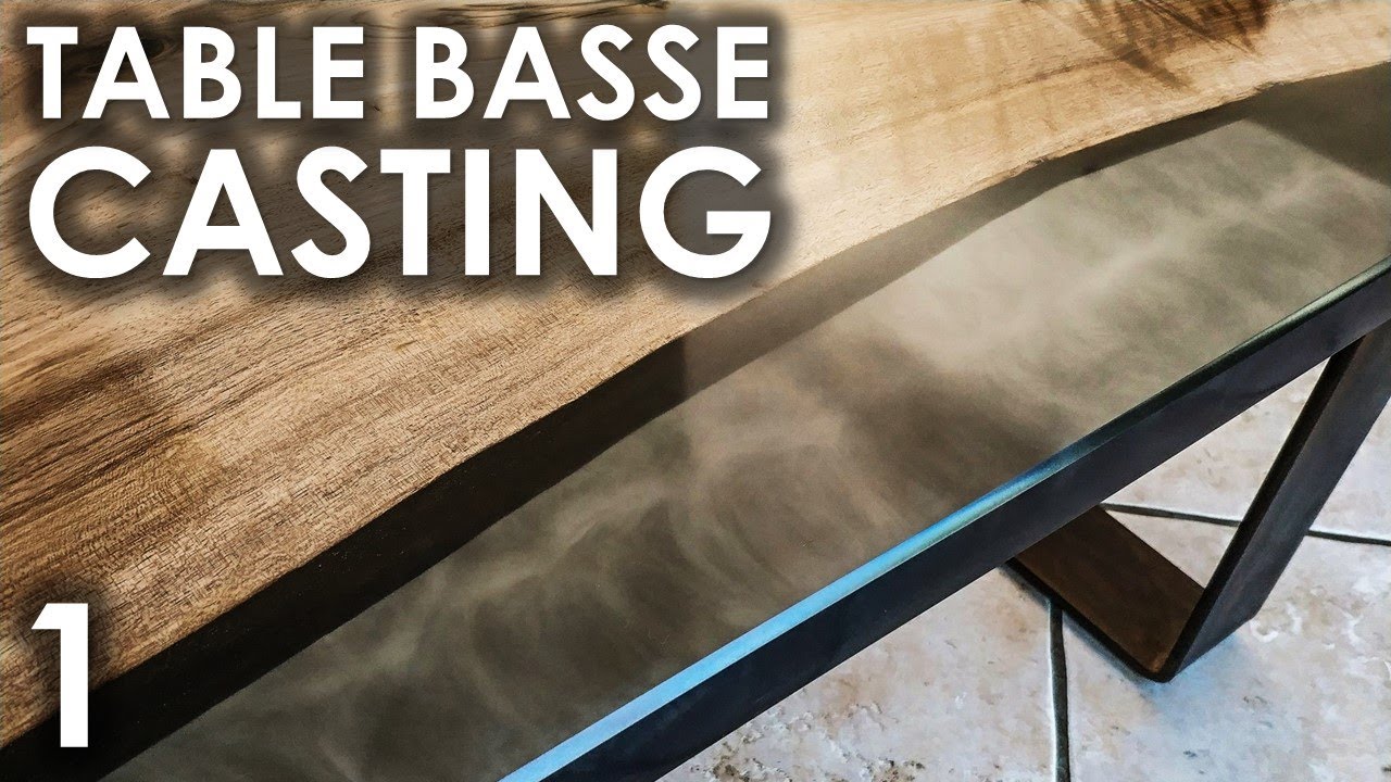 COMMENT FABRIQUER UNE TABLE BASSE EXCEPTIONNELLE ? (Bois + Résine Époxy