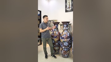 Đôi lọ lục bình cực đẹp, độc lạ Bát Tràng mà có thể bạn chưa từng thấy #gombattrang #gomsubattrang