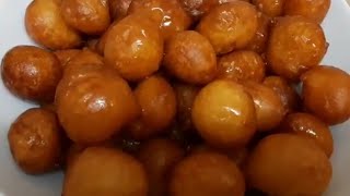 ሉጌማት/መቅሊል/Easy Luqaimat using Custard/أسهل لقيمات بالكاسترد