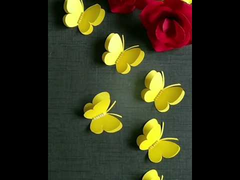 به سادگی پروانه بساز Make A Butterfly In The Easiest Way Idea Ideas Craft Shorts ترفند ساخت