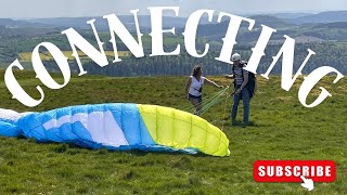 Paragliding - Connecting and ground handling. Episode 2  #shorts