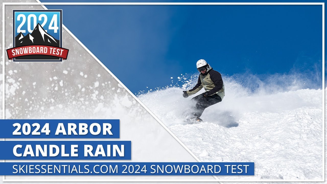 2024 Arbor Candle Rain Snowboard Test YouTube