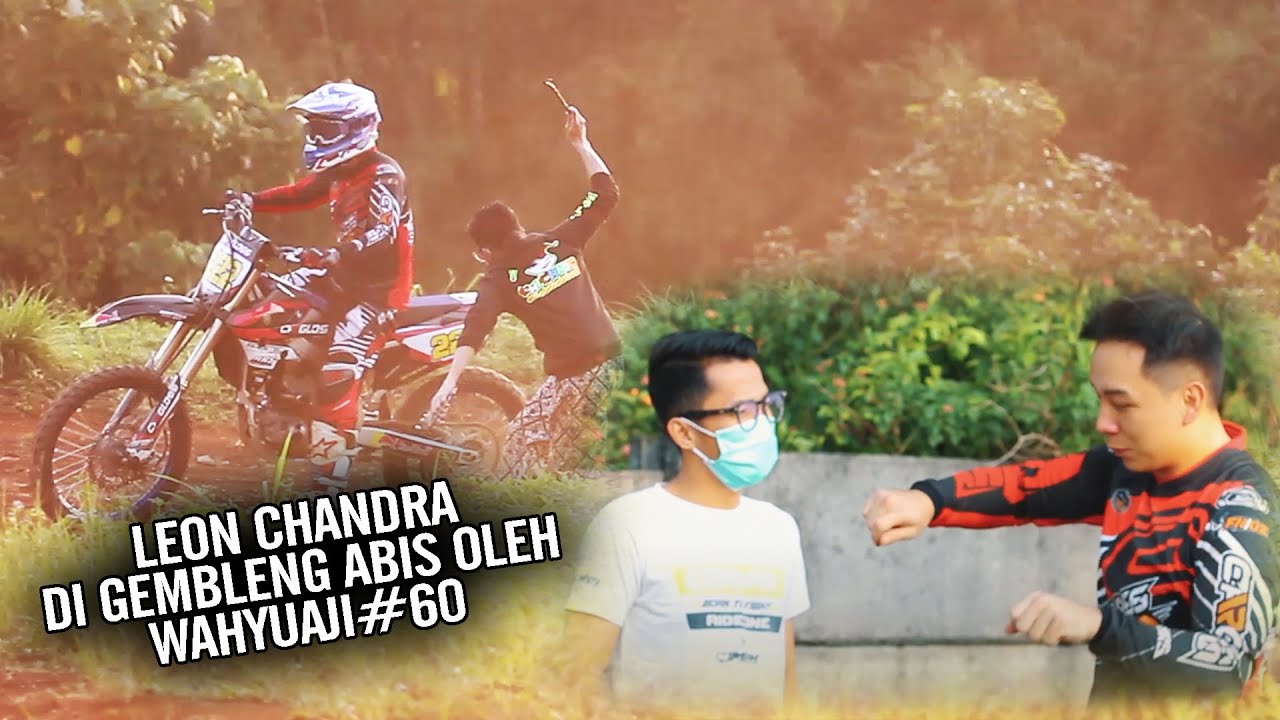 LEON CHANDRA LATIHAN FLATTRACK, DI GEMBLENG ABIS WAHYUAJI