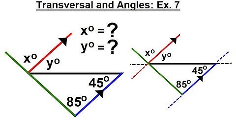 Geometry - Ch. 4: Lines and Angles (21 of 37) Transversals and Angles: Ex. 7