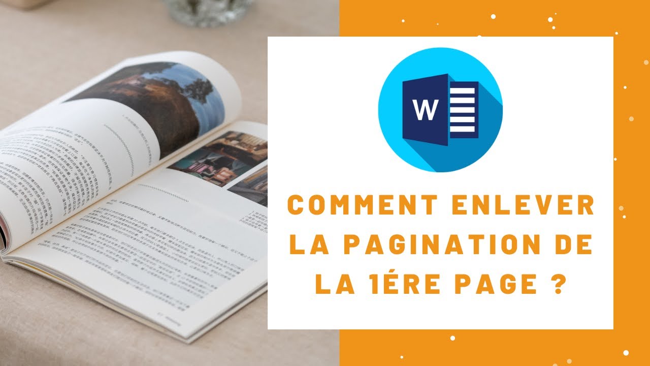 Enlever La Pagination Sur La Page De Garde