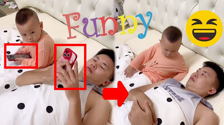 My Son Won’T Sleep While Playing With  Mobile Phone, So Mother Beats  Father!#funny #cute #cutebaby