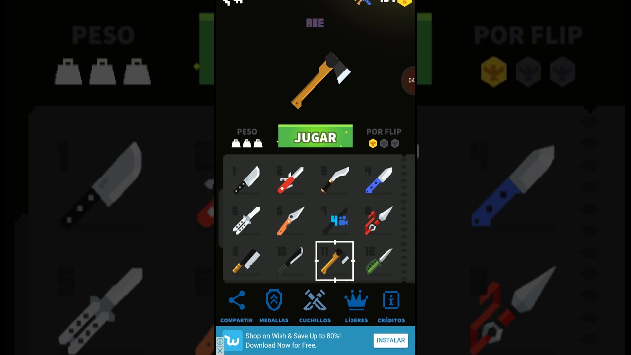 Juegos lanzando el cuchillo - YouTube