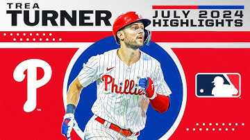 A-GAME TREA! Trea Turner was terrific for the Phillies! (July 2024 MLB highlights)