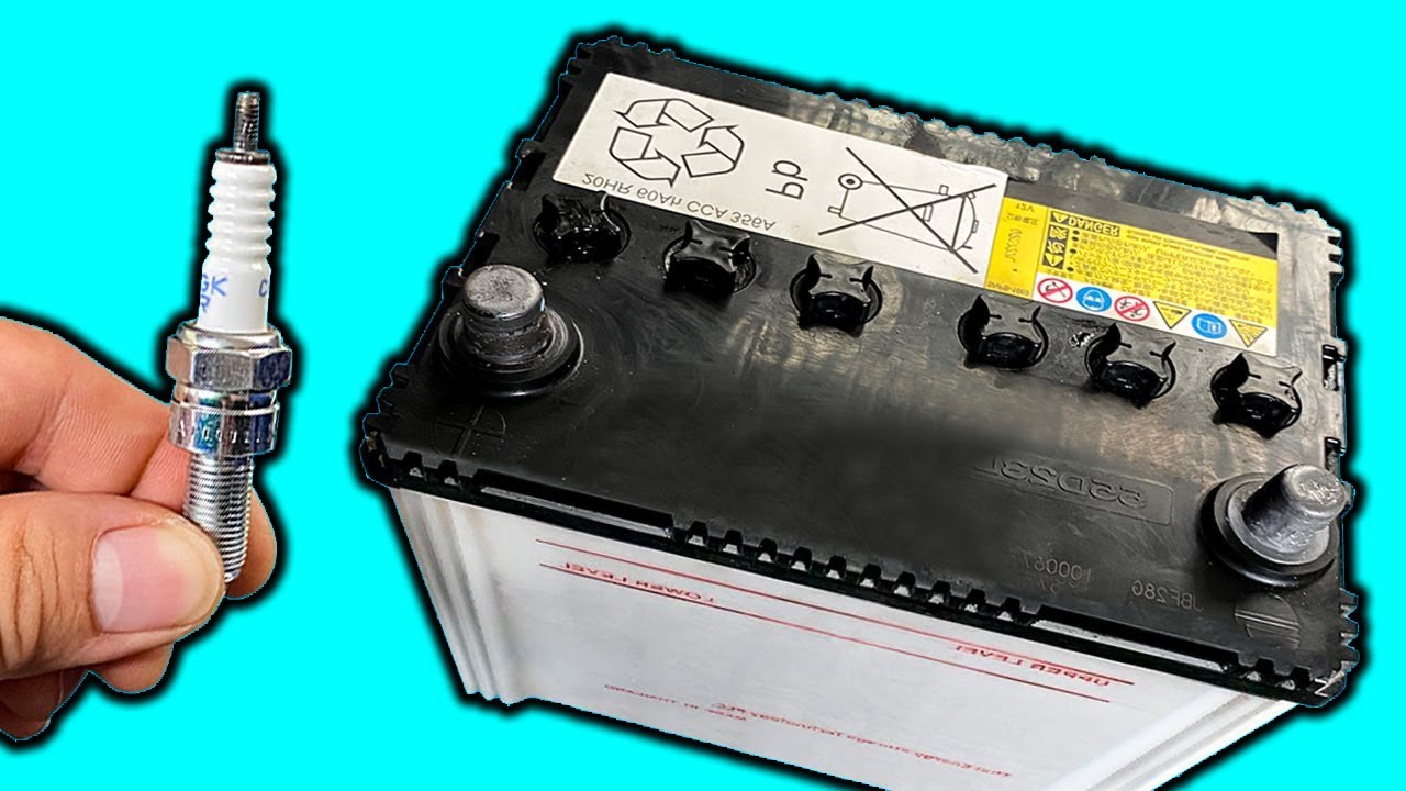 Your battery will last forever! Quickly Restore your Battery with Car Spark Plugs