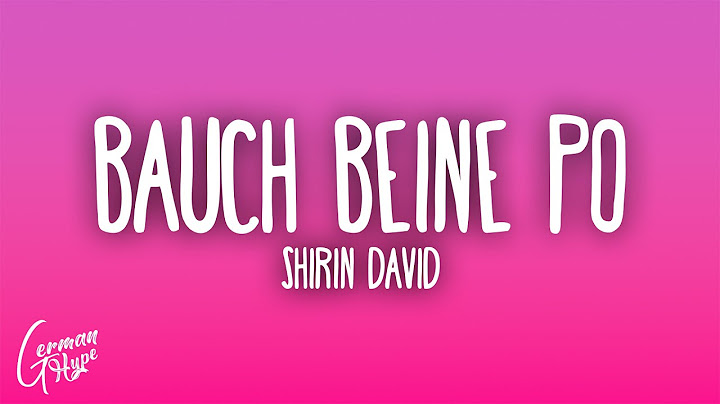 Shirin David - Bauch Beine Po