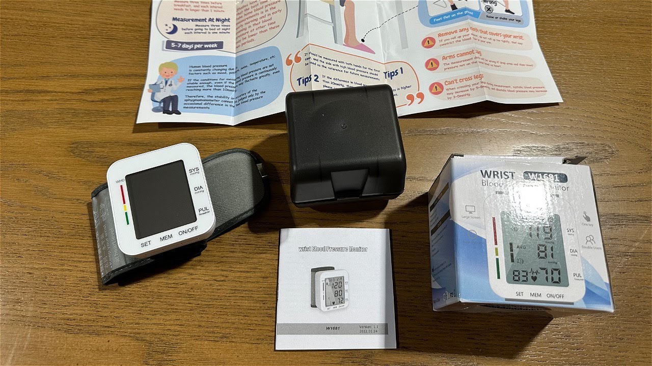 PARAMED Wrist Blood Pressure Monitor - Adjustable Blood Pressure