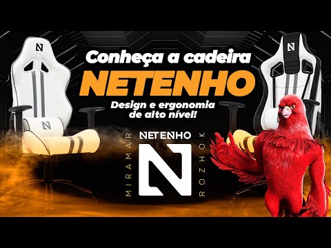 Review Cadeira Gamer Oficial do @Netenho Cavalcante  Pensada e Desenvolvida para Gamers
