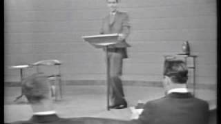 Clip from the 1st 1960 presidential debate between Senator John F. Kennedy (D-MA) and Vice President Richard Nixon (R-CA). Held on September 26, 1960, it was the first presidential debate between cand
