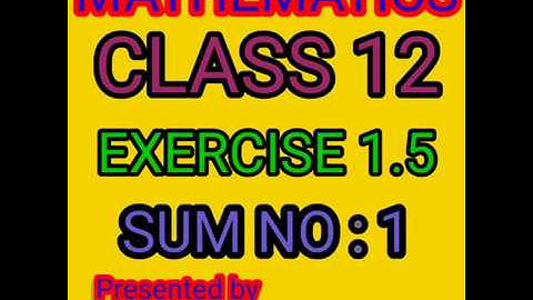 GAUSSIAN ELIMINATION METHODS // CLASS 12 //EX 1.5 // SUM NO 1//