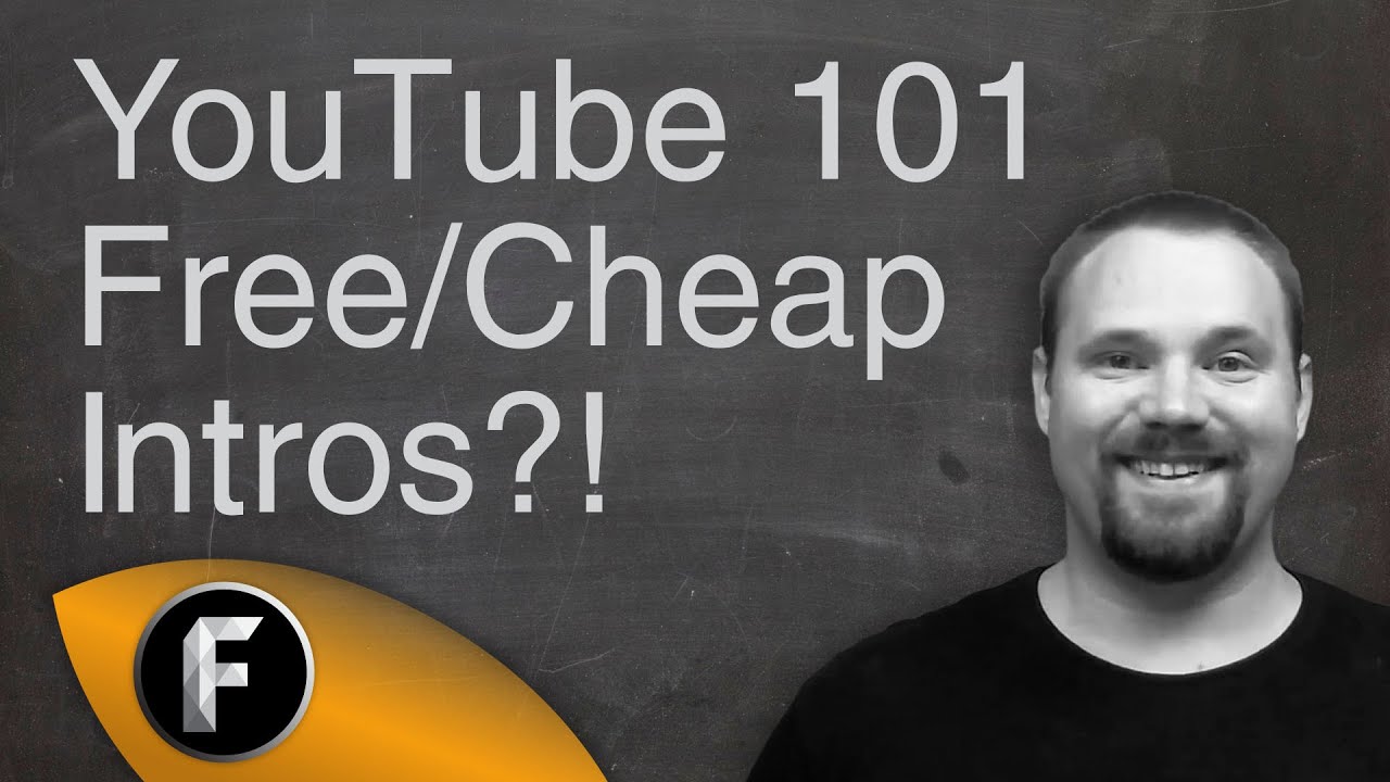 Where to find free or cheap intro graphics - YouTube 101