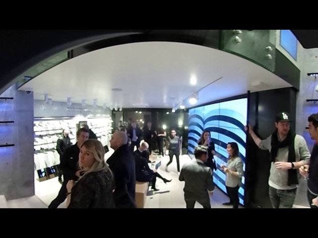 360° Ecco W-21 store with Innovation lab in - YouTube