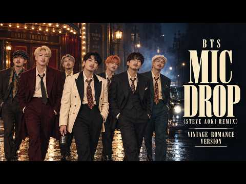 BTS - MIC Drop (Steve Aoki Remix) | 1950s Vintage Romance Version