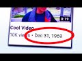 This Video Was Uploaded On December 31 1969! (Glitch?)