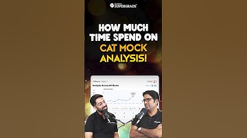 How Much Time Should You Spend on CAT Mock Analysis 🤔| Mock Strategy for CAT 🎯| #shorts