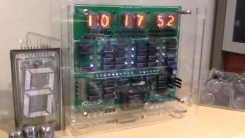 Nixie Binary Clock by Koolklox