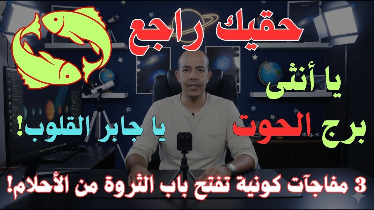 أنثى برج الحوت ⚠️ نهاية 2025 وبداية 2026: 3 مفاجآت كونية تنهي الوحدة وتفتح باب الثروة من الأحلام!