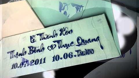 CẮT CHỮ MỐP - CẮT CHỮ XỐP - TRANG TRÍ ĐÁM CƯỚI