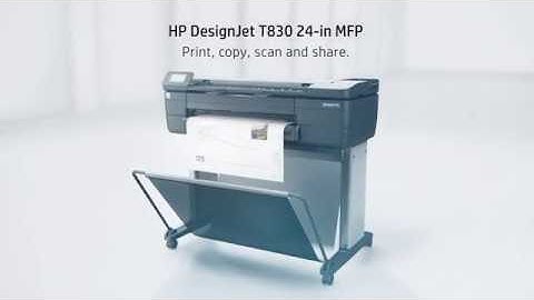 HP Designjet T830 24-in MFP (Print, Scan & Copy) Printer