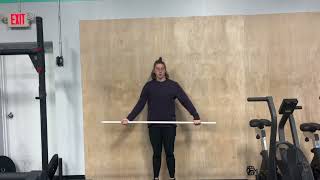 Standing Dowel Shoulder Abduction AAROM