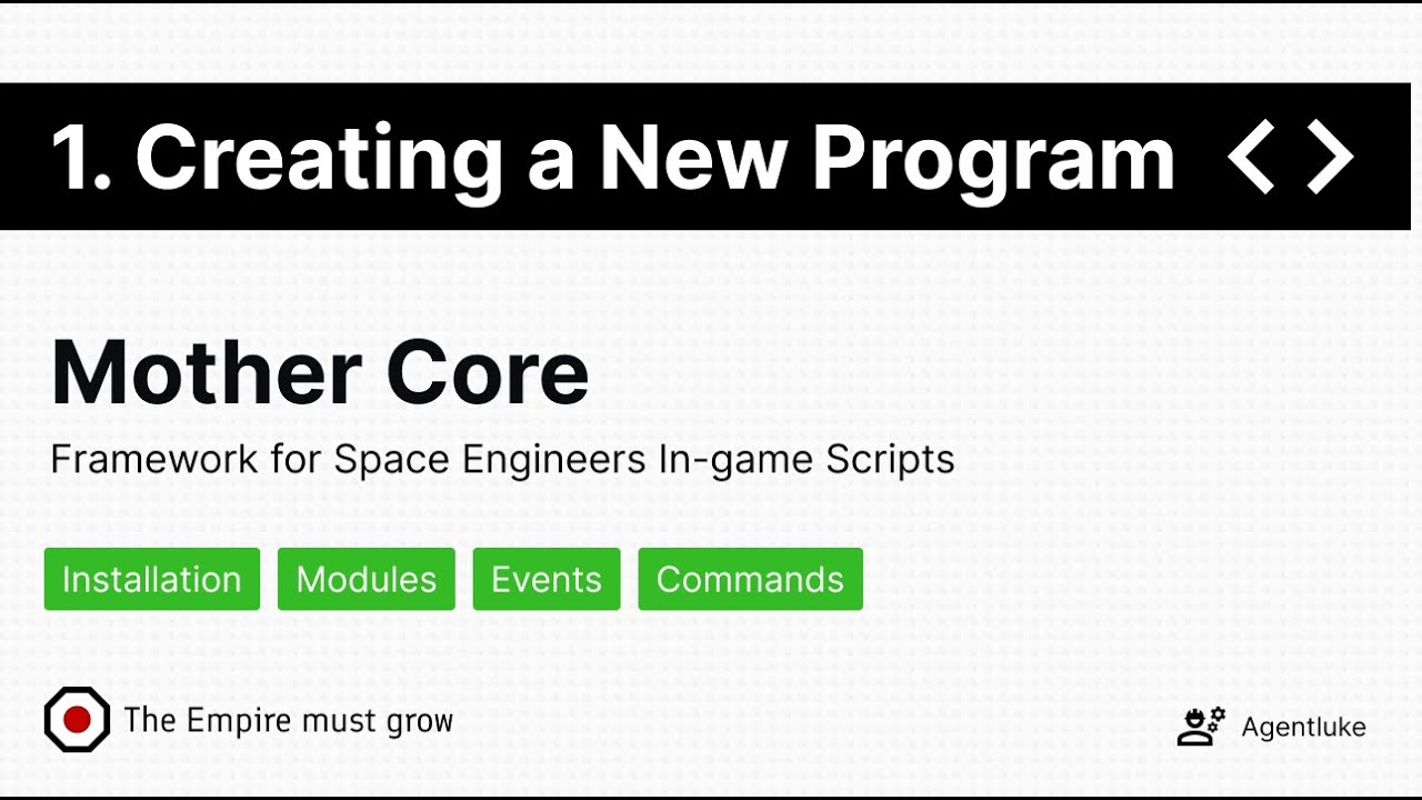 1. Creating Your First Program - YouTube