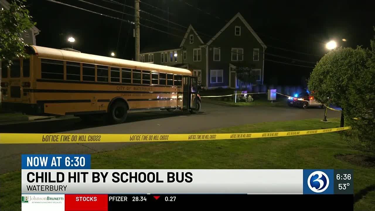 VIDEO: Boy recovering from being hit by school bus in Waterbury - YouTube