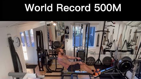 Mikael Westerstrom takes World Record in 500m Indoor rowing with slides