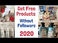 How to get Free Products Without Followers / Subscribers in 2020