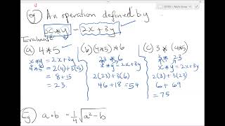 Algebra- Binary Operation