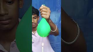 Why a baloon can't pop over fire 🔥?#shorts #bengali