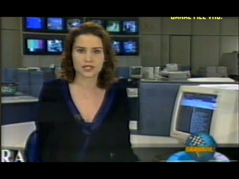 SBT - Boletim notícias da última hora com Silvia Garcia + oferecimento - 1997.