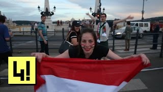 Elképesztő hangulat, utcai ünneplés Budapesten a válogatott győzelme után