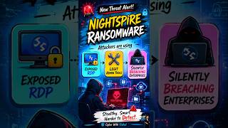 🚨 NightSpire ransomware is abusing exposed RDP #cyberwithvishal