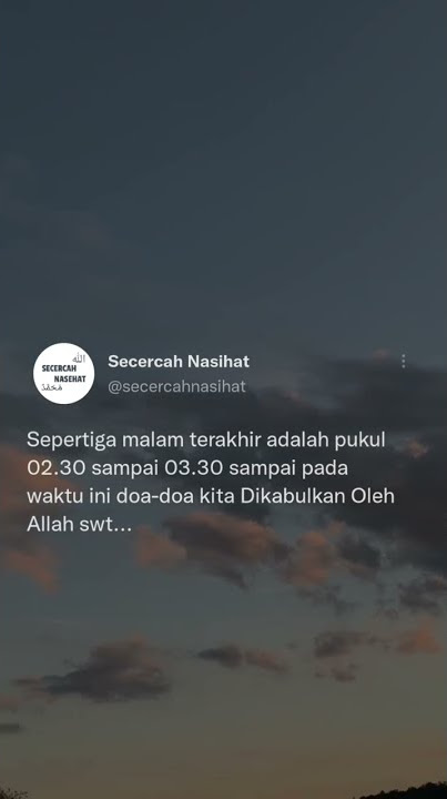 Kalian harus sering-sering tahajjud ya❤️ | Story Wa Islami | Motivasi Islami | Kata Kata Bijak