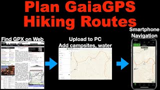 خطط مسارات المشي لمسافات طويلة باستخدام GaiaGPS screenshot 2