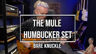 ギター Bare Knuckle Pickups The Mule Set Cream Strait Music - Bare Knuckle The Mule Humbucker Set (Cream)