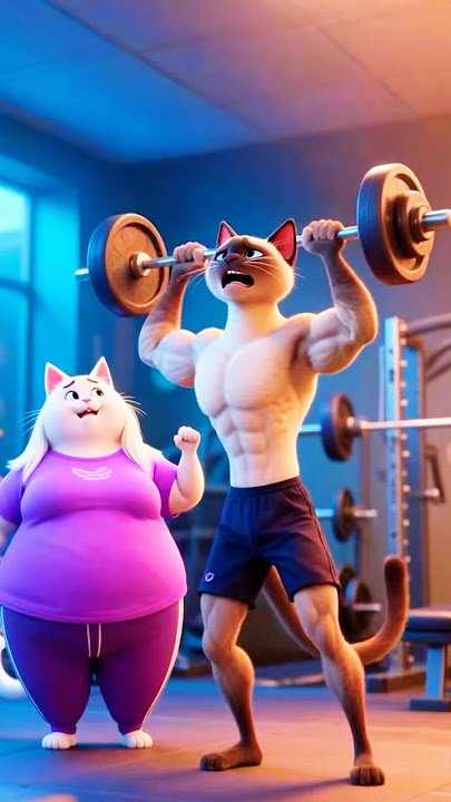 Download lagu Fat cats with successful weight loss have a better option😼 #cat #catshorts #aicat #catvideos