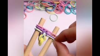 100Pcspack 2.5Cm Fashion Korea Children Colorful Hair Bands