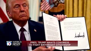 Trump asks Congress to end birthright citizenship