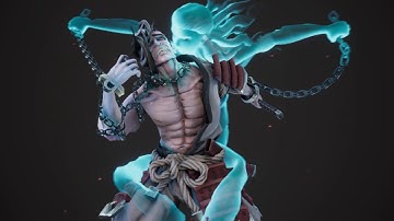 Haunted Samurai 3D Character - UNITY HDRP with VFX Graph and SHADER GRAPH