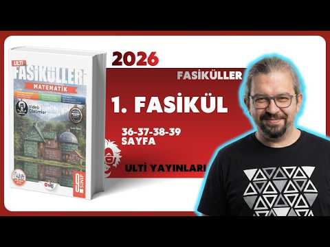 9 Sınıf Ulti Matematik Fasikülleri | 36-37-38-39 Sayfa | Fasikül 1 | Maarif Model