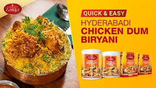 Hyderabadi Chicken Dum Biryani Deccani Zaiqa Ready-To-Cook Paste.