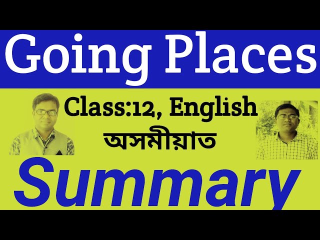 Ncert Solution for Class 12 English Flamingo Chapter 8  Going Places   Download Free in Pdf