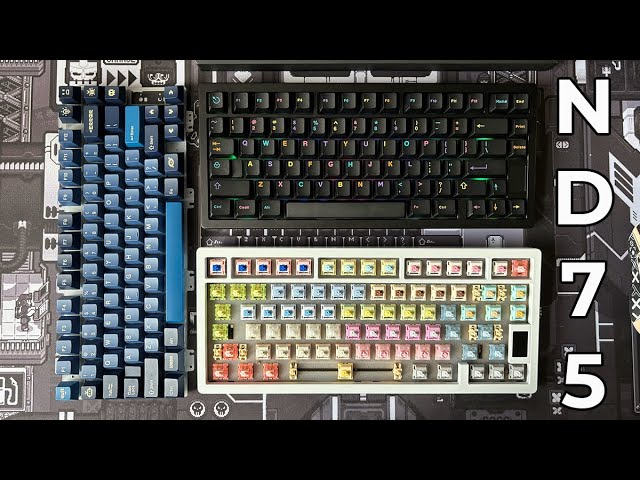 Outline Video ND75 1.6mm | Chia sẻ sau hơn tháng dùng cả hai bản 1.2mm và 1.6mm với 3 plate là PP, PC và Alumium